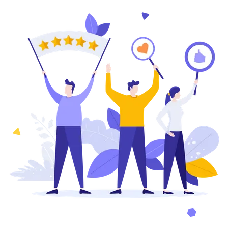 Customer rating  Illustration