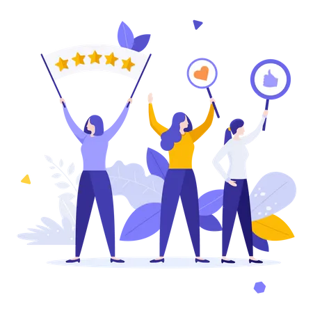 Customer rating  Illustration