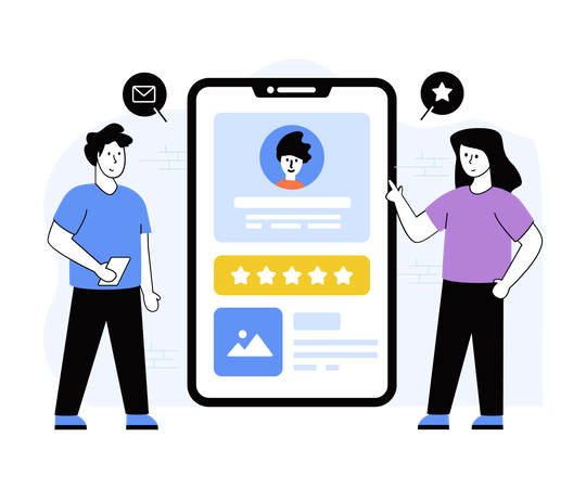 Customer Rating  Illustration