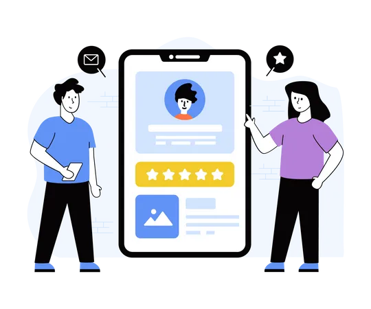 Customer Rating  Illustration