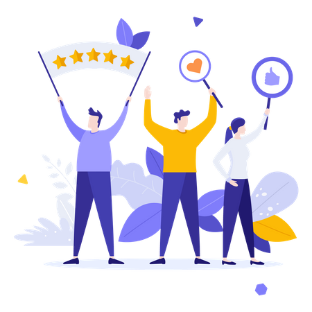 Customer rating  Illustration