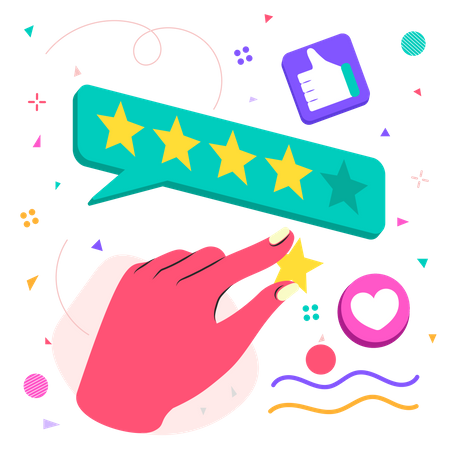 Customer Ratings  Illustration