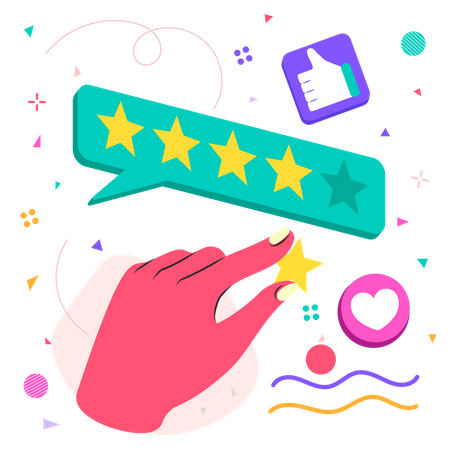 Customer Ratings  Illustration