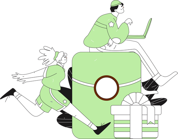 Customer Referral  Illustration