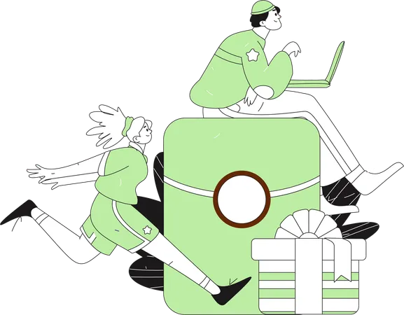 Customer Referral  Illustration