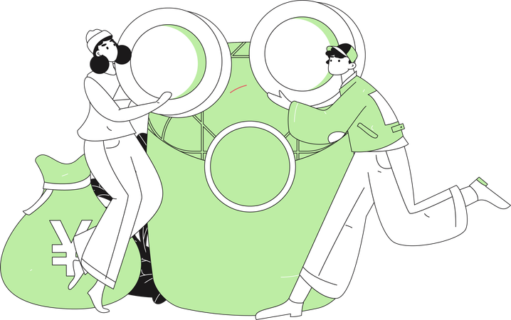 Customer Referral  Illustration