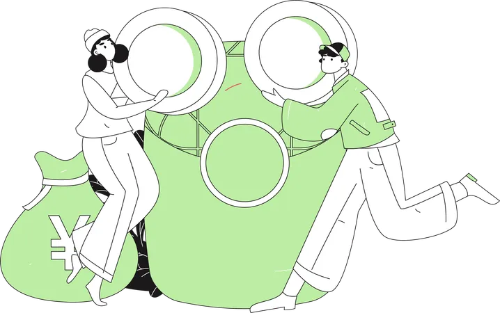 Customer Referral  Illustration