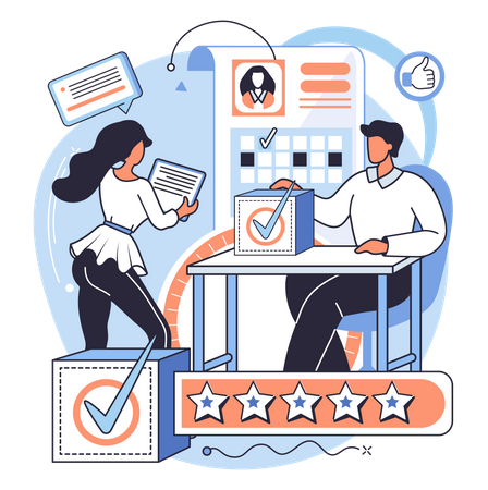 Customer Relation Management  Illustration