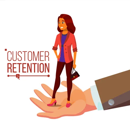 Customer Retention  Illustration