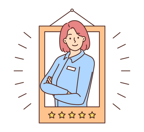 Customer review Illustration