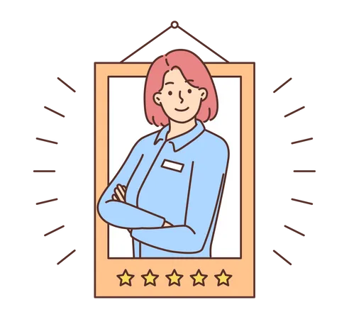 Customer review Illustration