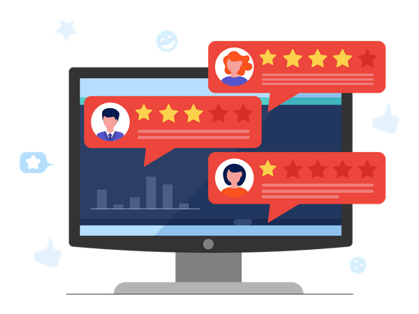 Customer review analysis  Illustration