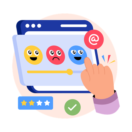 Customer review  Illustration