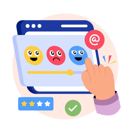 Customer review  Illustration