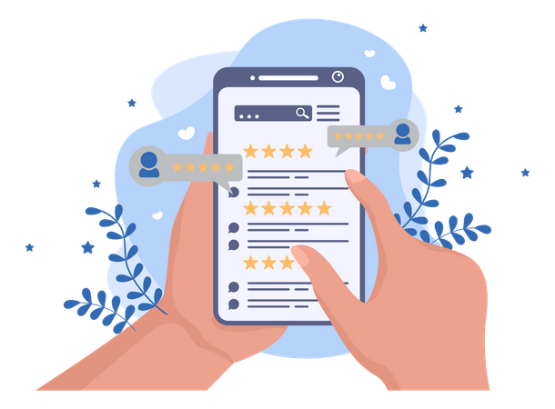 Customer Review  Illustration