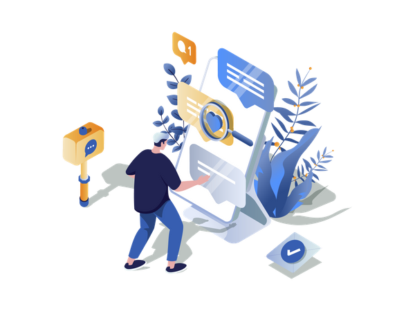 Customer review  Illustration