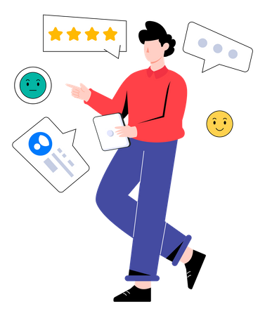 Customer Reviews Illustration