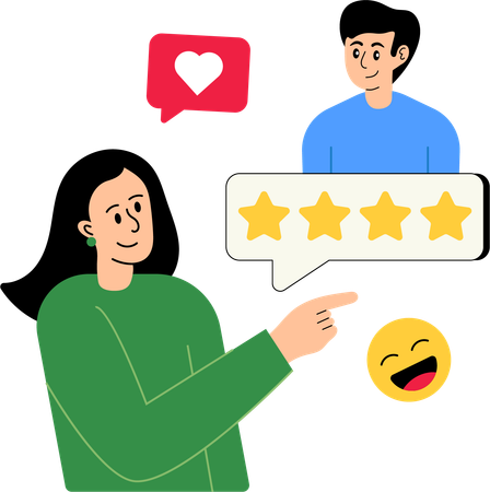 Customer Reviews  Illustration