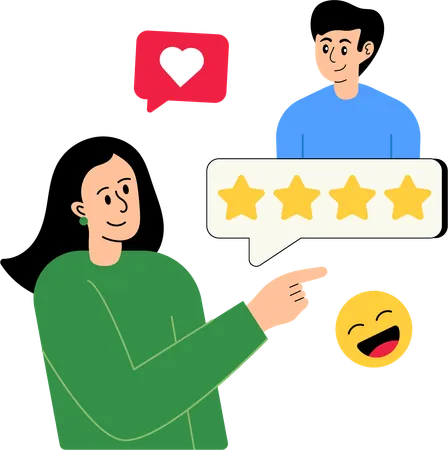 Customer Reviews  Illustration