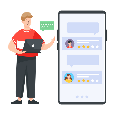 Customer reviews  Illustration