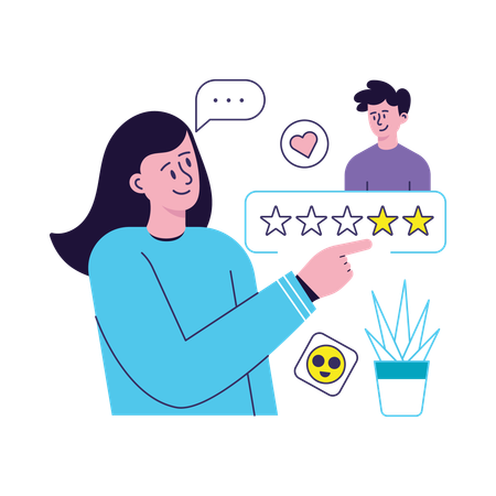 Customer Reviews  Illustration