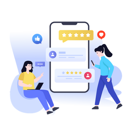 Customer Reviews  Illustration