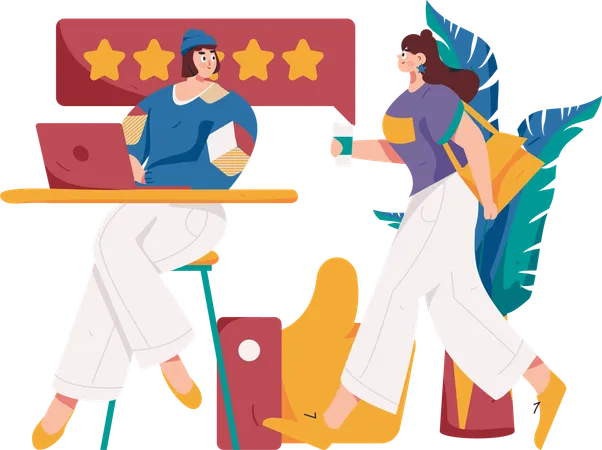 Customer Reviews  Illustration