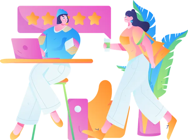 Customer Reviews  Illustration