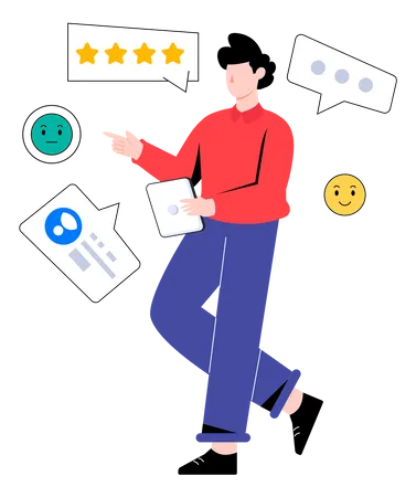 Customer Reviews  Illustration