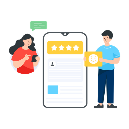 Customer reviews  Illustration