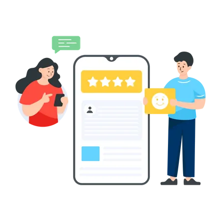 Customer reviews  Illustration