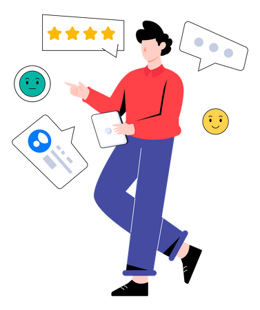 Customer Reviews  Illustration
