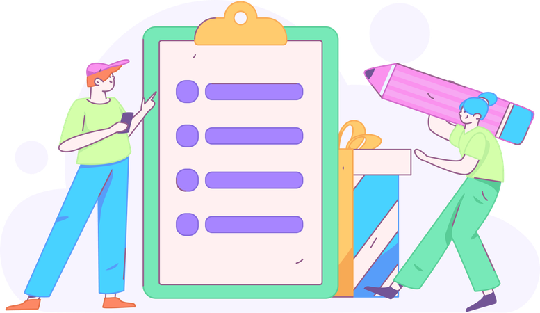 Customer Satisfaction  Illustration