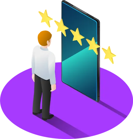 Customer satisfaction and feedback Illustration