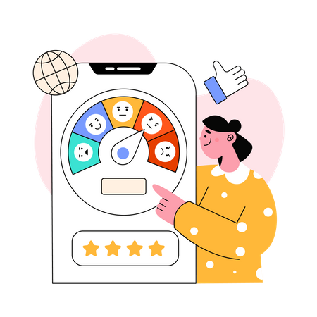 Customer Satisfaction  Illustration