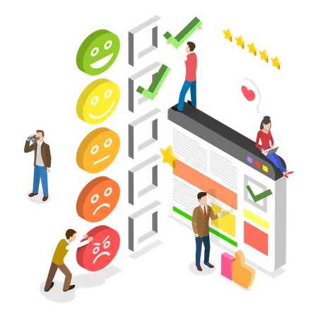 Customer Satisfaction Surveys  Illustration