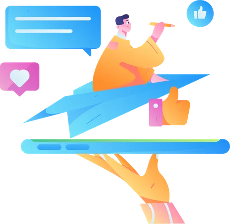 Customer Searching Review  Illustration