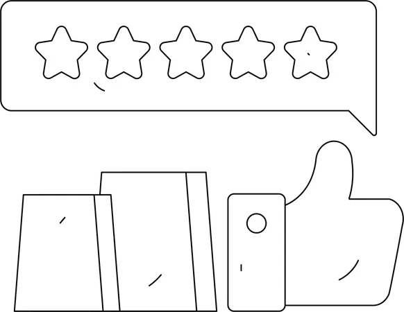 Customer Service Feedback  Illustration