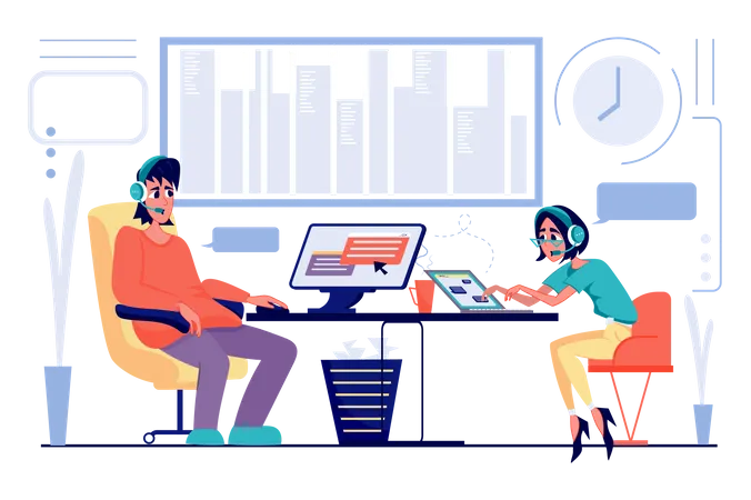 Customer service  Illustration