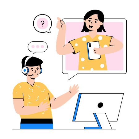 Customer service  Illustration