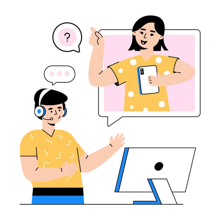 Customer service  Illustration