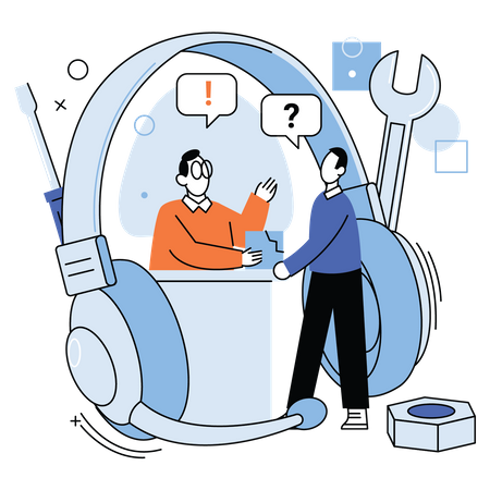 Customer service  Illustration