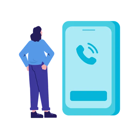 Customer Support Without Face Character Illustration You Can Use It For Websites And For Different Mobile Application Illustration