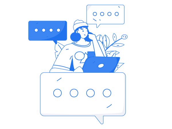 Customer Support  Illustration