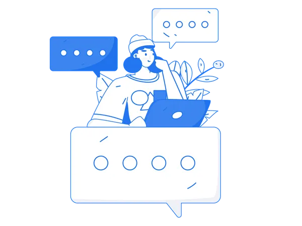 Customer Support  Illustration