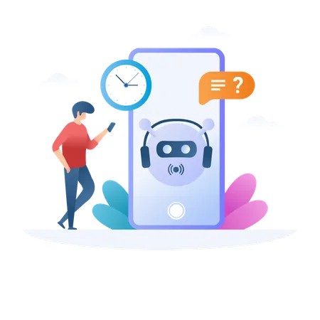 Customer support  Illustration