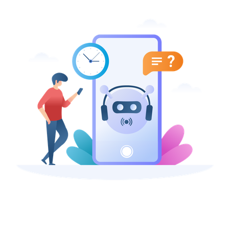 Customer support  Illustration