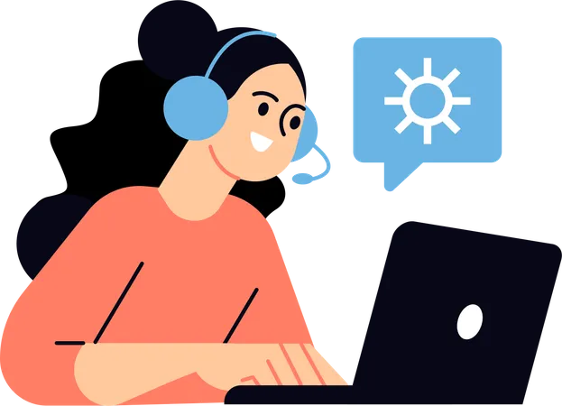 Customer support  Illustration