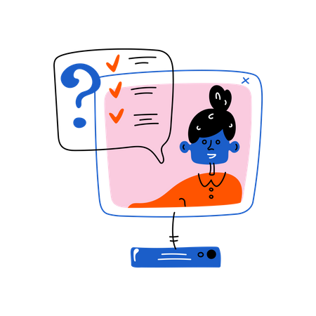 Customer support  Illustration