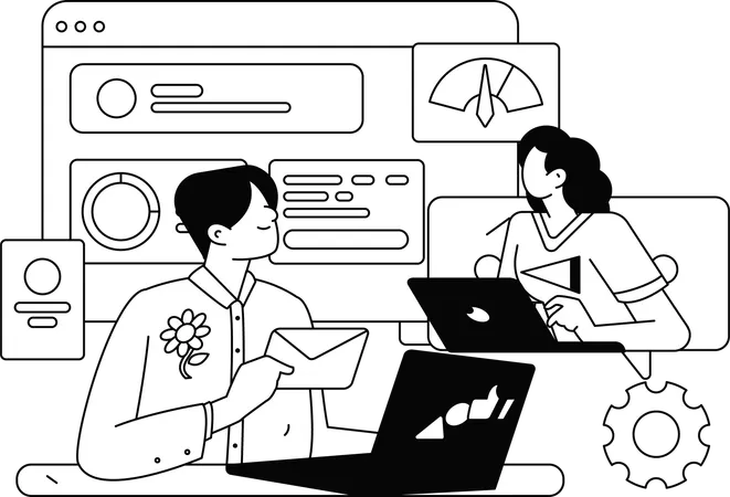 Customer support  Illustration